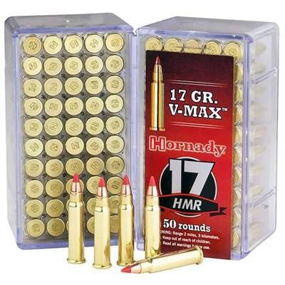Hornady Varmint Express Ammo 17 HMR 17GR V-MAX 50/Box - $11.39 