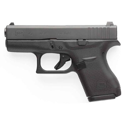 Glock 42 Slimline Subcompact 380 ACP 3.25 Polymer Grip 6 Rd - $399.99