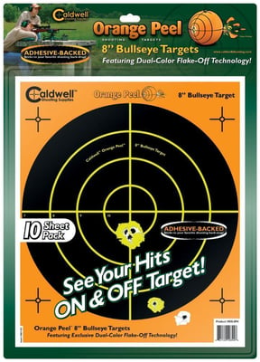 Caldwell Orange Peel 8 Inch Splatter Target, 100-Pack - $24.09 + FREE Shipping on orders over $35 (Free S/H over $25)