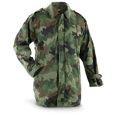 Serbian Military Surplus Winter Parka with Liner, Camo, Used - $17.09 (Buyer’s Club price shown - all club orders over $49 ship FREE)