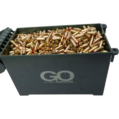 Global Ordnance 9mm 115gr FMJ 500 Rounds Bulk Pack with Ammo Can - $109.99