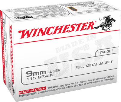 Winchester 9mm Luger 115gr FMJ Value Pack 500 rounds - $200 shipped (Free S/H)