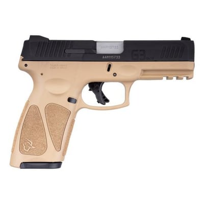 Taurus G3 9mm Pistol 4" 15/17rd, Blk/FDE - 1-G3B941T - $249.99