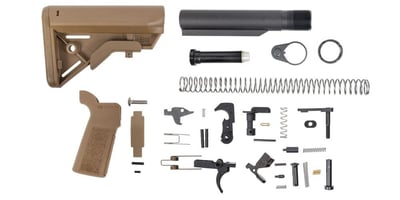 PSA B5 Systems Lower Build Kit with Bravo Stock, Coyote - $129.99 