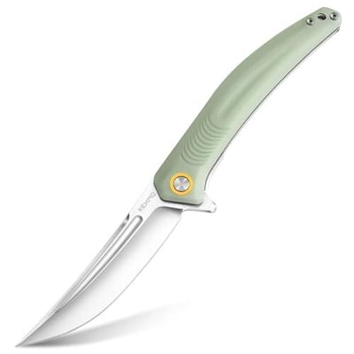  30% off Pocket Folding Knife, 3.34” Sharp 14C28N Stainless Steel Blade with Ergonomic G10 Handle and Deep-Carry Clip EDC Knives Liner Lock for Men Women Outdoor Indoor Camping Fishing Hiking, Green w/code E5L72FD3 + FREE Shipping