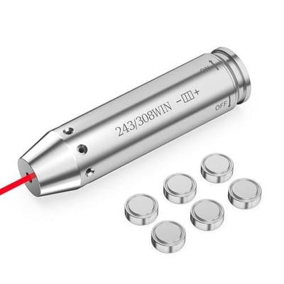 Theopot .243 .308 Laser Bore Sight with On/Off Function - $7.69 After Code "KAEE2021" + FREE Shipping