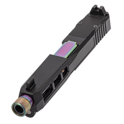 PSA Dagger Complete SW1 RMR Slide Assembly W/Chameleon Threaded Fluted Barrel, Black - $219.99 