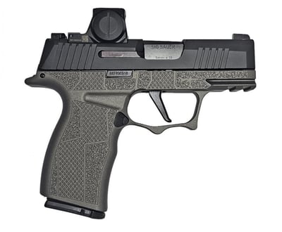 Shark Coast Customs P365X Sharktooth Hybrid Tungsten, 9mm, 3.1" Barrel, Romeo-X Compact Red Dot, 12Rd - $899.99 