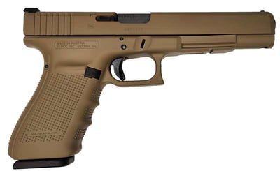 GLOCK 40 Gen 4 MOS, 10mm, 6.02" Barrel, FDE, (3) 13 RD Mags - $659.99 