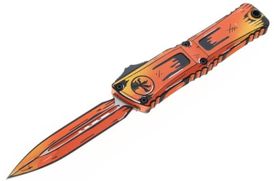 Microtech Combat Troodon D/E Gen III Orange Comic Strip - $664.99