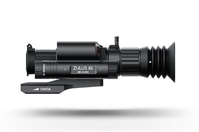 DNT ZULUS HD V2 3-12X Night Vision Riflescope with IR Torch, LRF and Ballistic Calculator - $776.99 