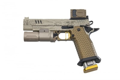 Tee Gun Vault Custom Staccato XL – Custom Engraved, Ported, Atlas Grip Module, Acro P-2, Modlite WML, Custom Hard Case - $8999.99 