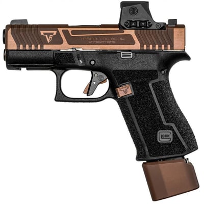 TTI G43X Combat Carry 9mm 2-10 Rnd 1-15 Rnd Mags Trijicon Night Sights w/ Romeo-X Optic - $2999.99 