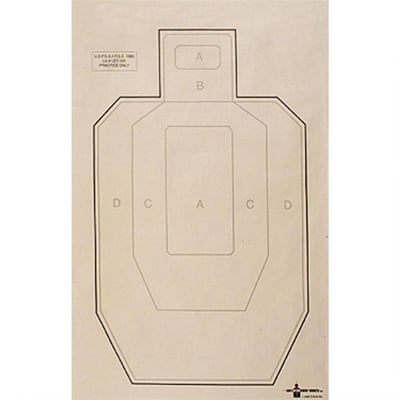 50-Pk. IPSC Targets - $17.99 (Buyer’s Club price shown - all club orders over $49 ship FREE)