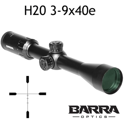 Barra 3-9x40mm Rifle Scope (H20 3-9x40e) - $51.99 w/code "3Y2R2MLE" + free shipping