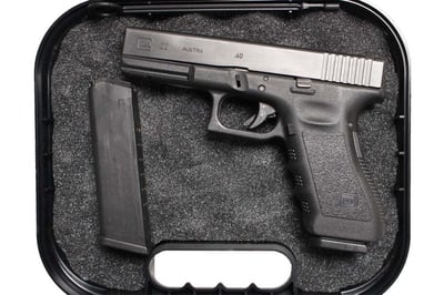 Glock 22 Gen 3 40 S&W Police Trade-In Pistol with Two Magazines - $299.99 (Free S/H on Firearms)