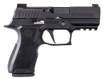 Sig Sauer P320 XCompact 9mm 3.60" 15+1 Black Nitron Stainless Steel Black Modular Polymer Grip Pistol - $547.73 