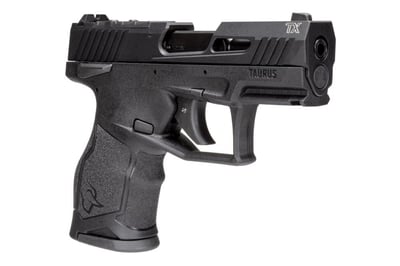 Taurus TX22 Compact 22LR Black Optic Ready 13+1 Rimfire Pistol with Lightning Cuts - $229.99