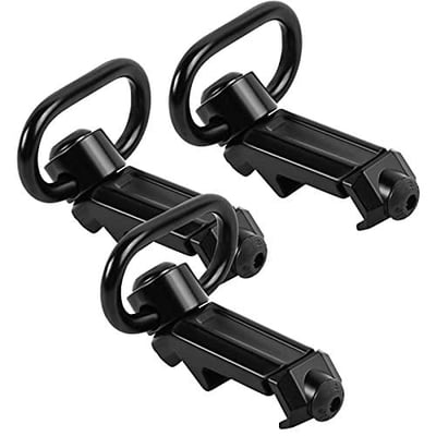 Gogoku 3-Pack Sling Adapter Sling Swivel 1.25 Inch Adapter Attachment Black - $7.99 50% off with code "50EXMOED" (Free S/H over $25)