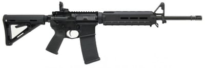 PSA 16" Mid 5.56 NATO 1/7 Nitride MOE EPT Rifle With Rear MBUS / Black - $529.99 + Free S/H