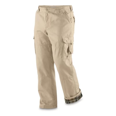 Guide Gear Men's Flannel Lined Cargo Pants (5 Colors) - $22.49 (Buyer’s Club price shown - all club orders over $49 ship FREE)