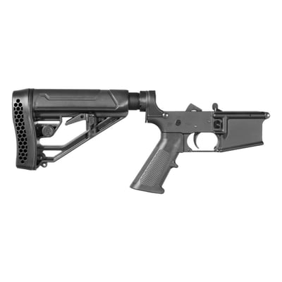 DTT AR-15 Rifle Lower Build Kit, Adaptive Tactical AR-15 EX Performance Adjustable Stock - $144.99 