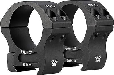 Vortex Optics Pro Series Riflescope Rings - 30mm - Medium Height [1.0 Inches 25.4 mm], Black - $72 + FREE Shipping