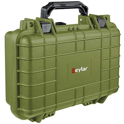 Eylar Tactical Hard 1 Gun Case Water & Shock Proof with Foam TSA Approved 11.6" 8.3" 3.8" (10 Colors) - $34.99 (Free S/H over $25)