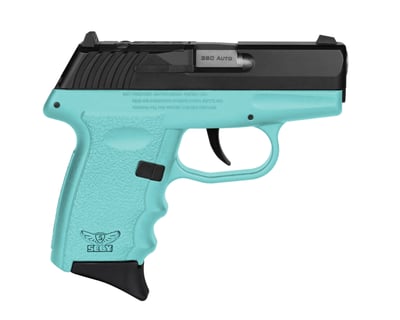 SCCY CPX-3 .380 ACP, 3.10" Barrel, SCCY Blue Grip, 10rd - $188.39 w/code "WELCOME20" 