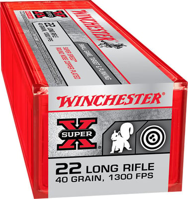 Winchester Ammo X22LRPP1 Super-X 22 LR 40 grain Power-Point Copper Plated 100 rn - $7 