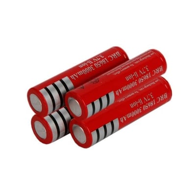 4Pcs 3.7V 18650 3000mah Rechargeable Batterys - $6.13 + Free Shipping (Free S/H over $25)