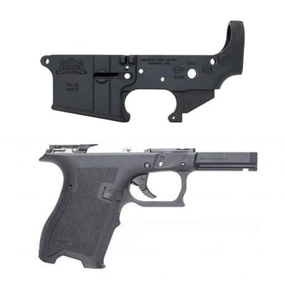 BLEM PSA AR-15 Stripped Lower Receiver & PSA Dagger Compact Polymer Frame, Black - $89.98 