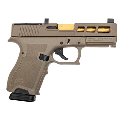 PSA Dagger Complete SW1 RMR Pistol With Non-Threaded Honeycomb TIN Barrel, FDE - $299.99