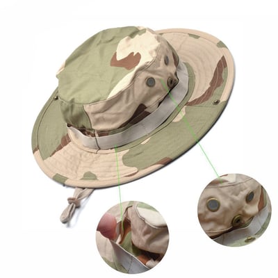 Generic Bluecell Tactical Head Wear/Boonie Hat Cap (Multi Cam Khaki) - $3.72 shipped (Free S/H over $25)