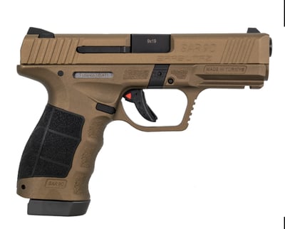 SAR PSAR9 4" Compact 9mm 15rd Pistol, Bronze - $229.99 