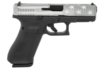 Glock 45 Compact Crossover 9mm Pistol with Gray Battle Worm Flag Cerakote Finish - $599.99 (Free S/H on Firearms)