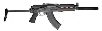 Zastava ZPAP92 AK-47 7.62x39 Rifle 16.5" Barrel Pinned & Welded Muzzle Extension Underfolder 30rd - $999.99 (S/H $19.99 Firearms, $9.99 Accessories)