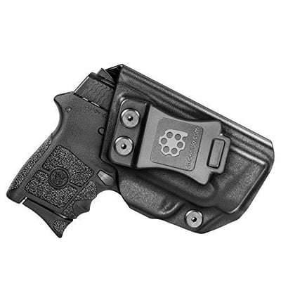 Amberide IWB KYDEX Holster Fit: Smith & Wesson M&P Bodyguard 380 Auto & Integrated Laser - $26.99 - Buy 2 get 10% OFF (Free S/H over $25)
