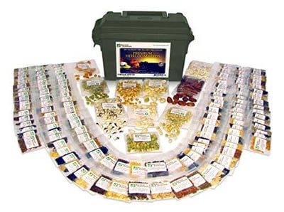 Survival Essentials 144 Variety Ultimate Heirloom Seed Vault for Survival and Preparedness - 23,335+ Non-GMO Heirloom - $142.99 (Free S/H over $25)
