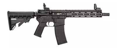Tippmann Arms A101151 M4-22 Pro SBR 22 LR 25+1 11" Black Parkerized Threaded Barrel, Matte Black Aluminum Receiver w/Picatinny Rail, M-LOK Handguard, Black Adjustable Polymer Stock, Black Gen2 Grip - $499.95