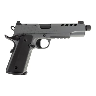 Tisas USA 1911 Night Stalker SF 10mm Pistol 5" 8rds, Platinum Gray - Premium - $449.99 
