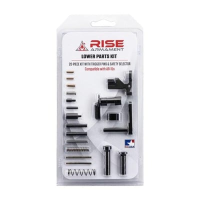 Rise Armament AR15 Lower Parts Kit - $34.95 