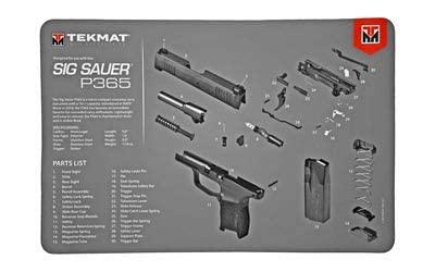 TekMat Sig Sauer P365 Gun Cleaning Mat, Black - $6.92 + FREE Shipping