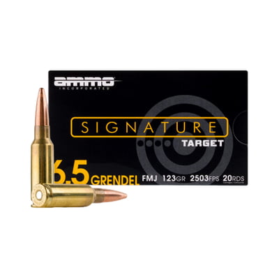 Ammo Inc 6.5 Grendel 123 Grain FMJ Ammo 20 Rounds - $26.99 (Free S/H)