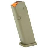 Glock Magazine, 9MM, 17 Rds, Olive Drab Green - $24.99 