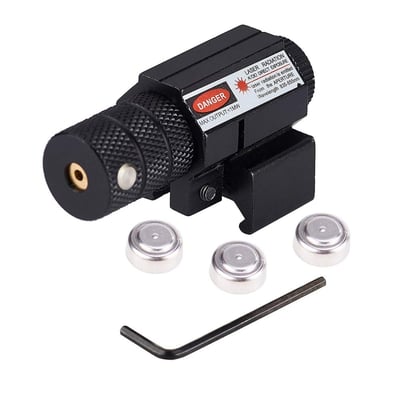 Pinty Compact Tactical Red Laser Sight with Picatinny Mount Alan Wrenches for Hunting - Easy and Bright - $9.72 w/ code 7PJFNRYB from Nov. 29th to Dec. 6th (Free S/H over $25)
