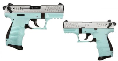 Walther P22Q 22 LR Angel Blue 10 Rnd - $259.99  ($7.99 Shipping On Firearms)