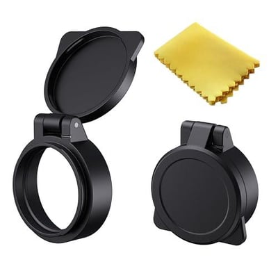 DAXISONN Flip-Up Lens Cover for Romeo5 (Not fit Gen 2) - Black Durable Protective Caps for 28mm Outer Diameter Objective & Eyepiece Lips Red Dot Sights 2-Pack - $13.99 + FREE Shipping