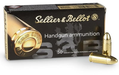 Sellier & Bellot, 9mm Luger, FMJ, 124 Grain, 250 Rounds - $66.49 (Buyer’s Club price shown - all club orders over $49 ship FREE)