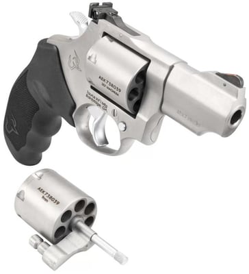 Taurus 692 Stainless 9mm / .357 Mag 2.5" Barrel 7-Rounds with Interchangeable Cylinders - $609.98 